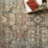 Loloi Layla Olive / Charcoal Rug 0-RUGS-patterned Loloi