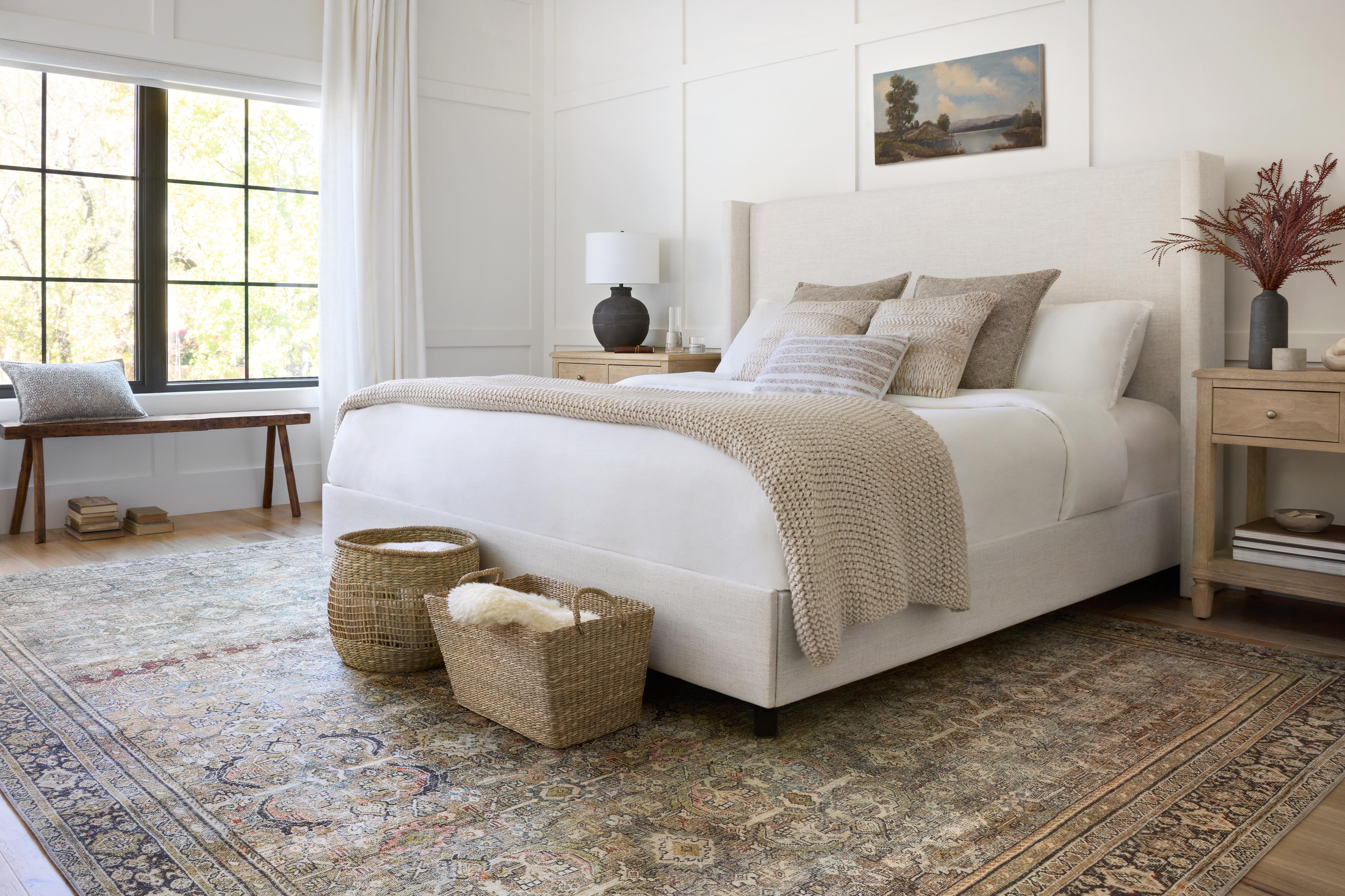 Loloi Layla Olive / Charcoal Rug 0-RUGS-patterned Loloi