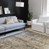 Loloi Layla Olive / Charcoal Rug 0-RUGS-patterned Loloi