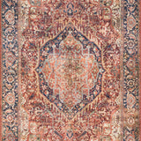 Loloi Layla Red / Navy Rug 2-RUGS - patterned Loloi