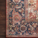 Loloi Layla Red / Navy Rug 2-RUGS - patterned Loloi