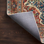 Loloi Layla Cobalt Blue / Spice Rug RUGS - synthetic Loloi