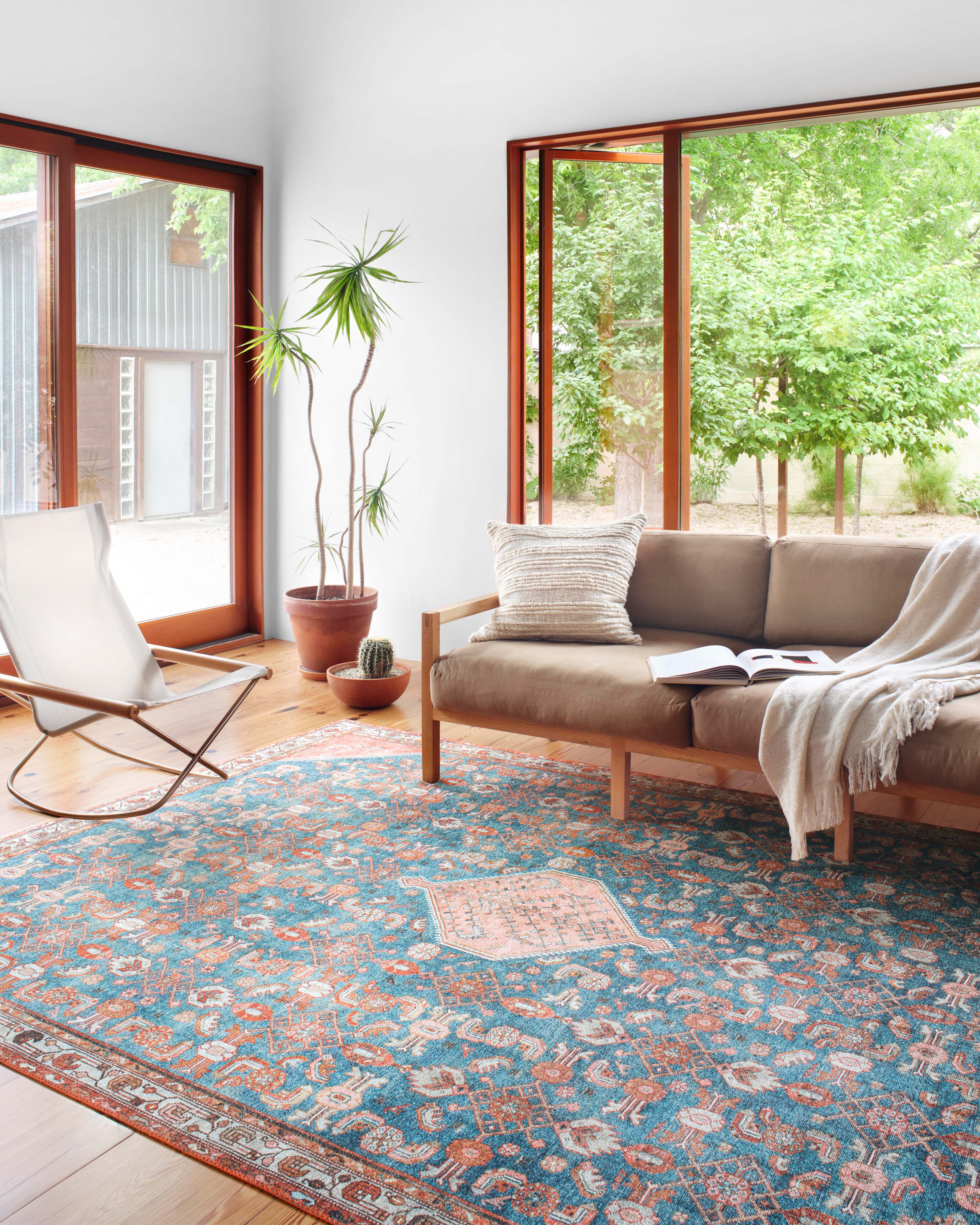 Loloi Layla Marine / Clay Rug RUGS - synthetic Loloi