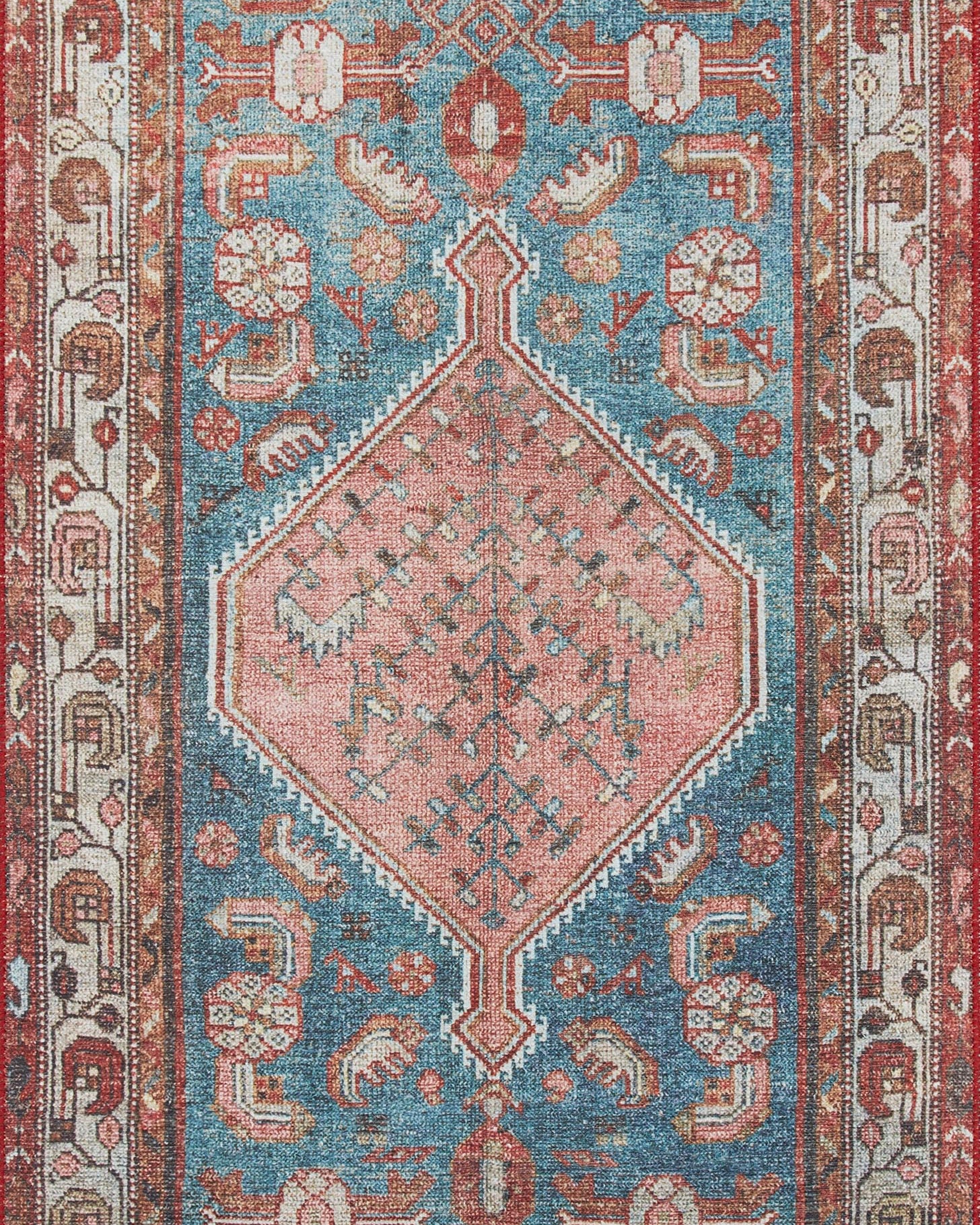 Loloi Layla Marine / Clay Rug RUGS - synthetic Loloi