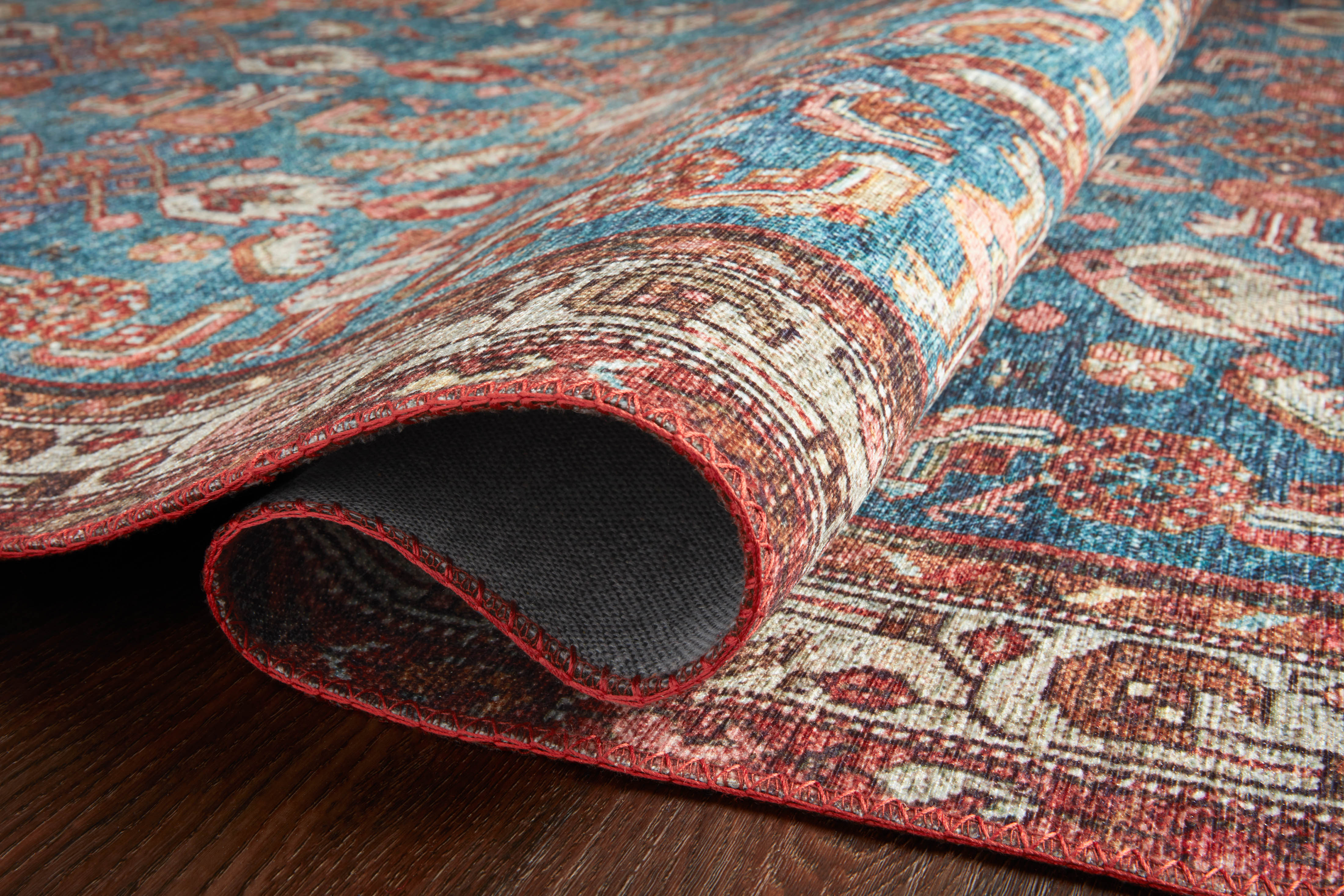 Loloi Layla Marine / Clay Rug RUGS - synthetic Loloi