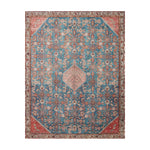 Loloi Layla Marine / Clay Rug RUGS - synthetic Loloi 18" x 18"