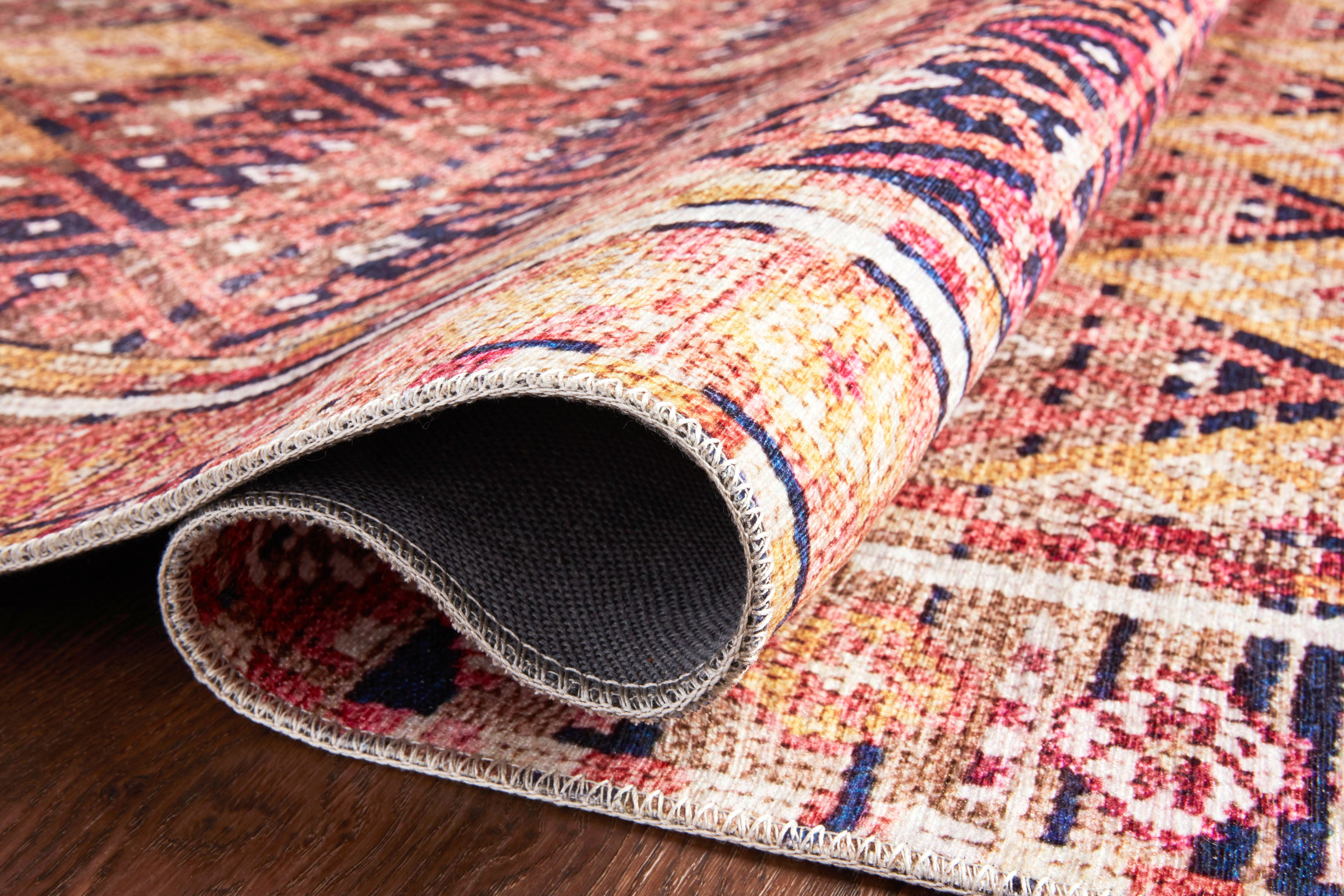 Loloi Layla Magenta / Multi Rug RUGS - synthetic Loloi