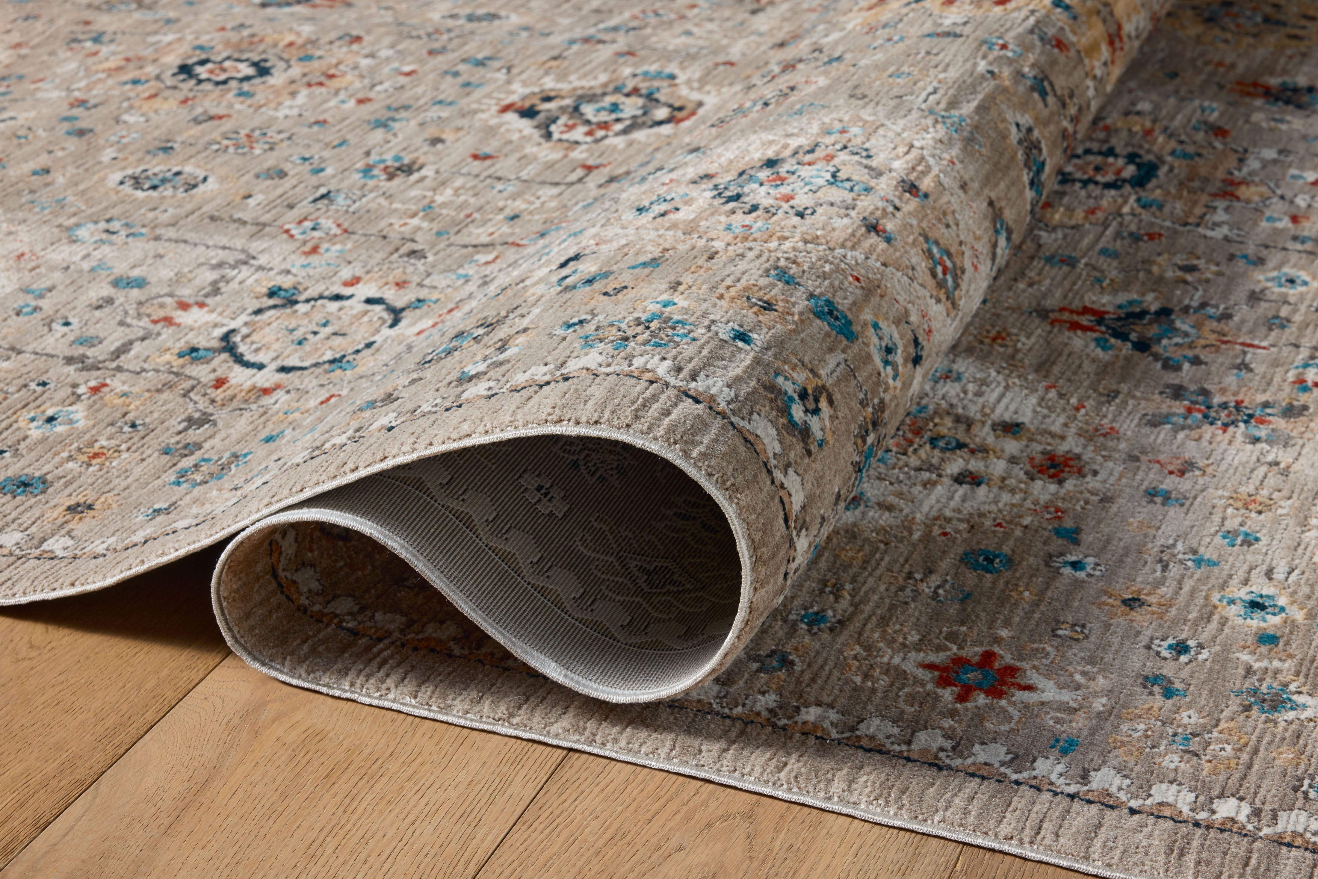 Loloi Leigh Dove / Multi Rug RUGS - synthetic Loloi