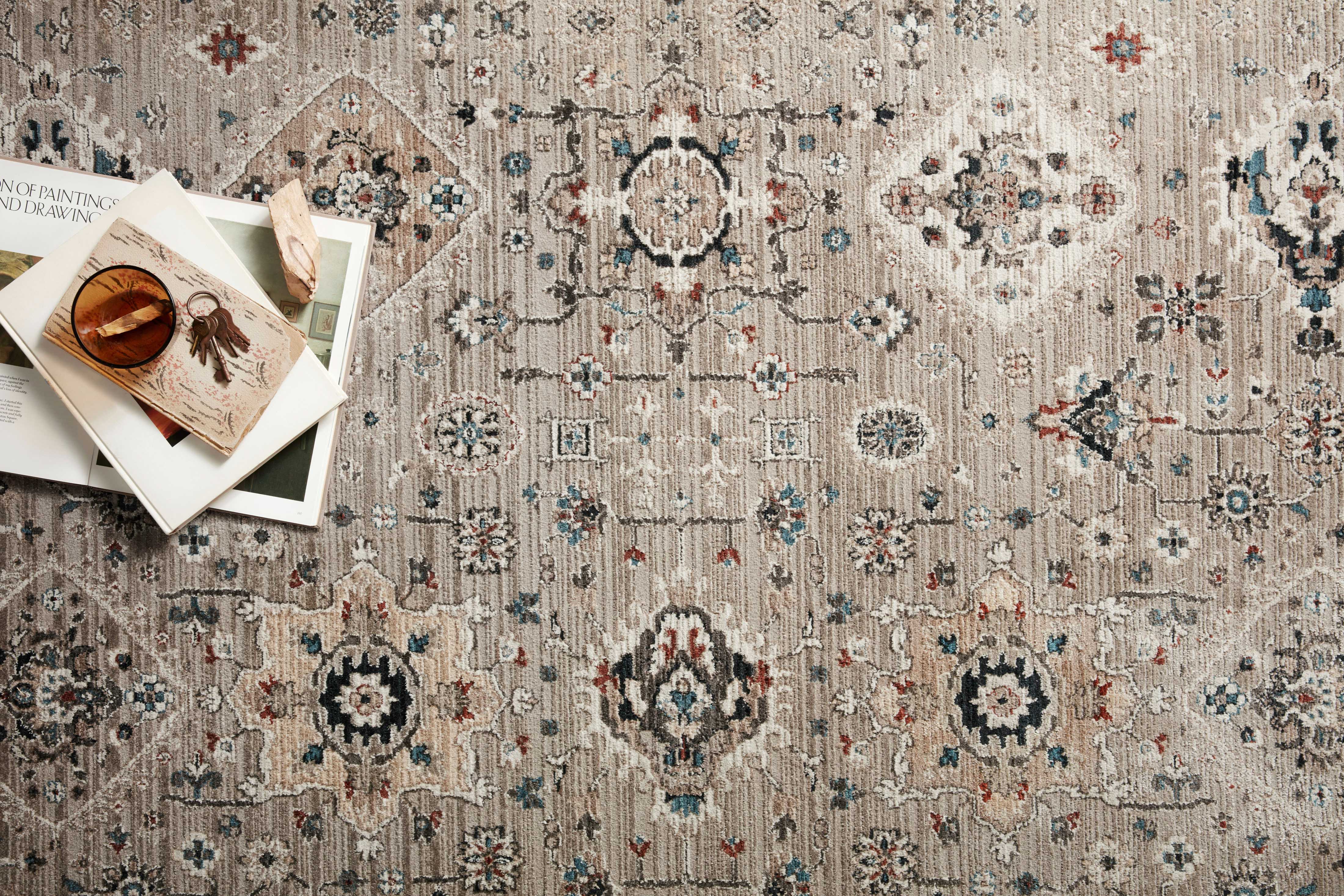 Loloi Leigh Dove / Multi Rug RUGS - synthetic Loloi