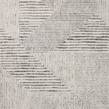 Loloi Levitt Shag Ivory / Grey Rug 0-RUGS-patterned Loloi