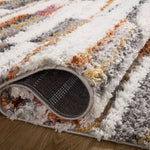 Loloi Levitt Shag Ivory / Sunset Rug RUGS - synthetic Loloi