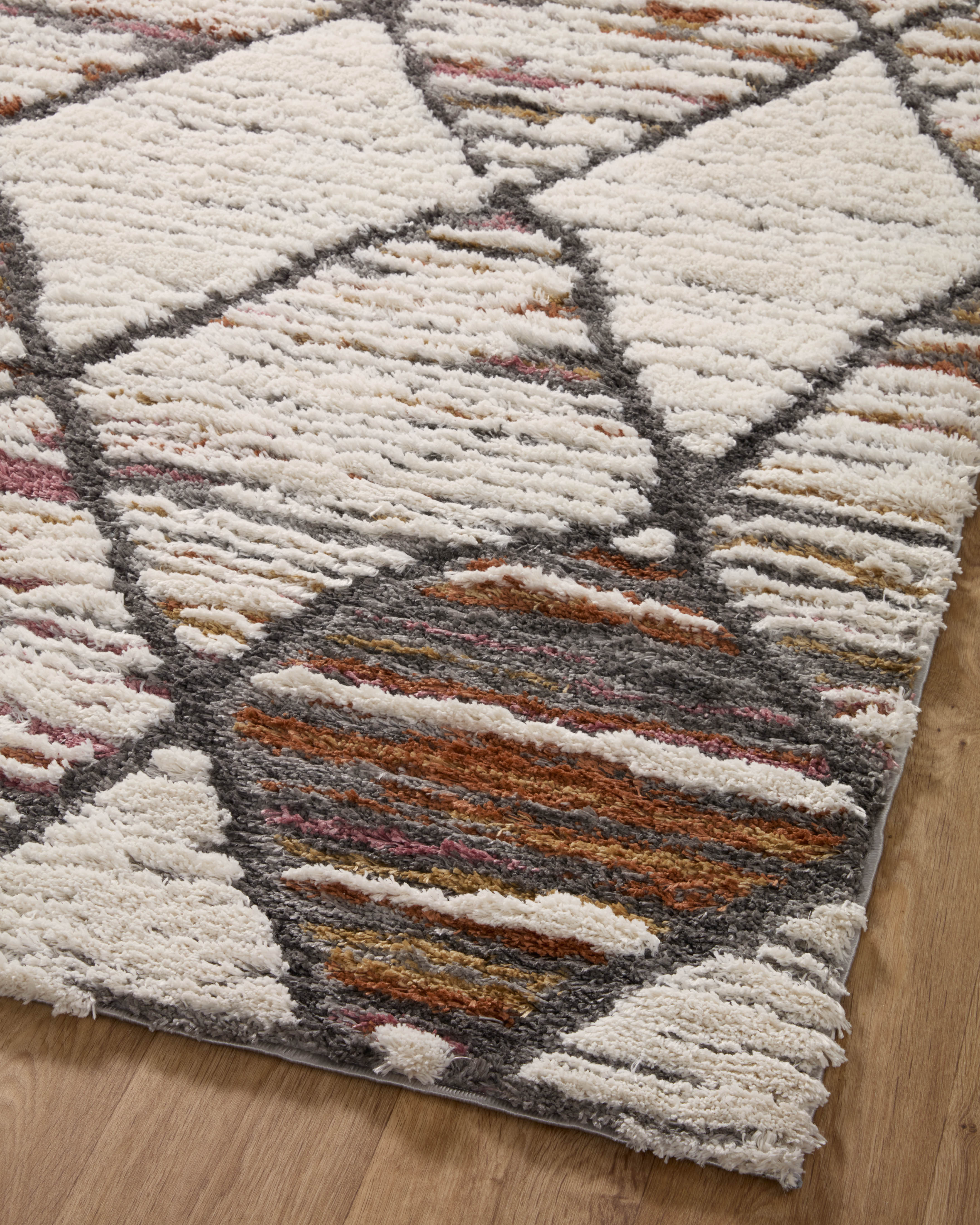 Loloi Levitt Shag Ivory / Fiesta Rug RUGS - synthetic Loloi