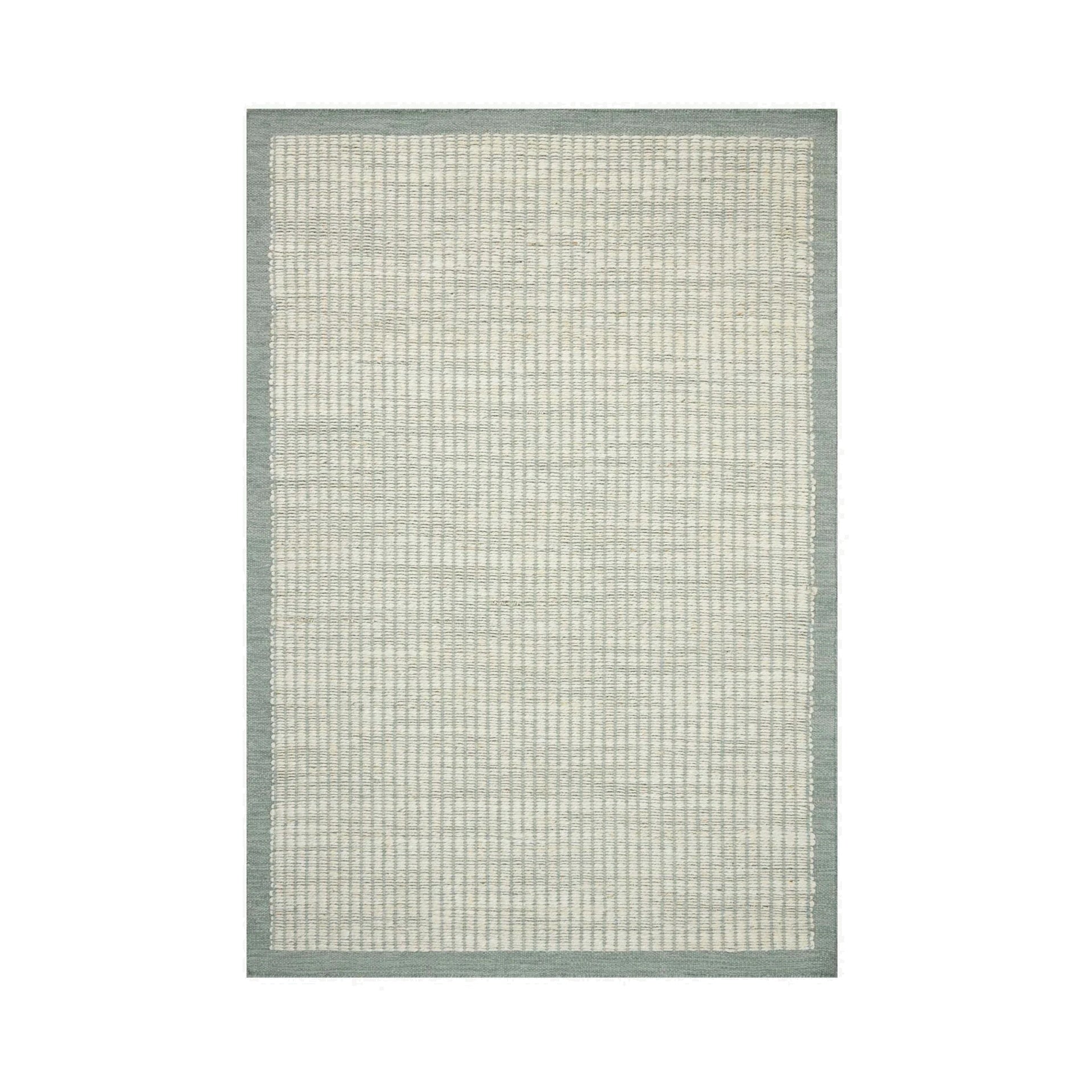Amber Lewis x Loloi Lilah Ivory / Sky Rug RUGS - wool Loloi