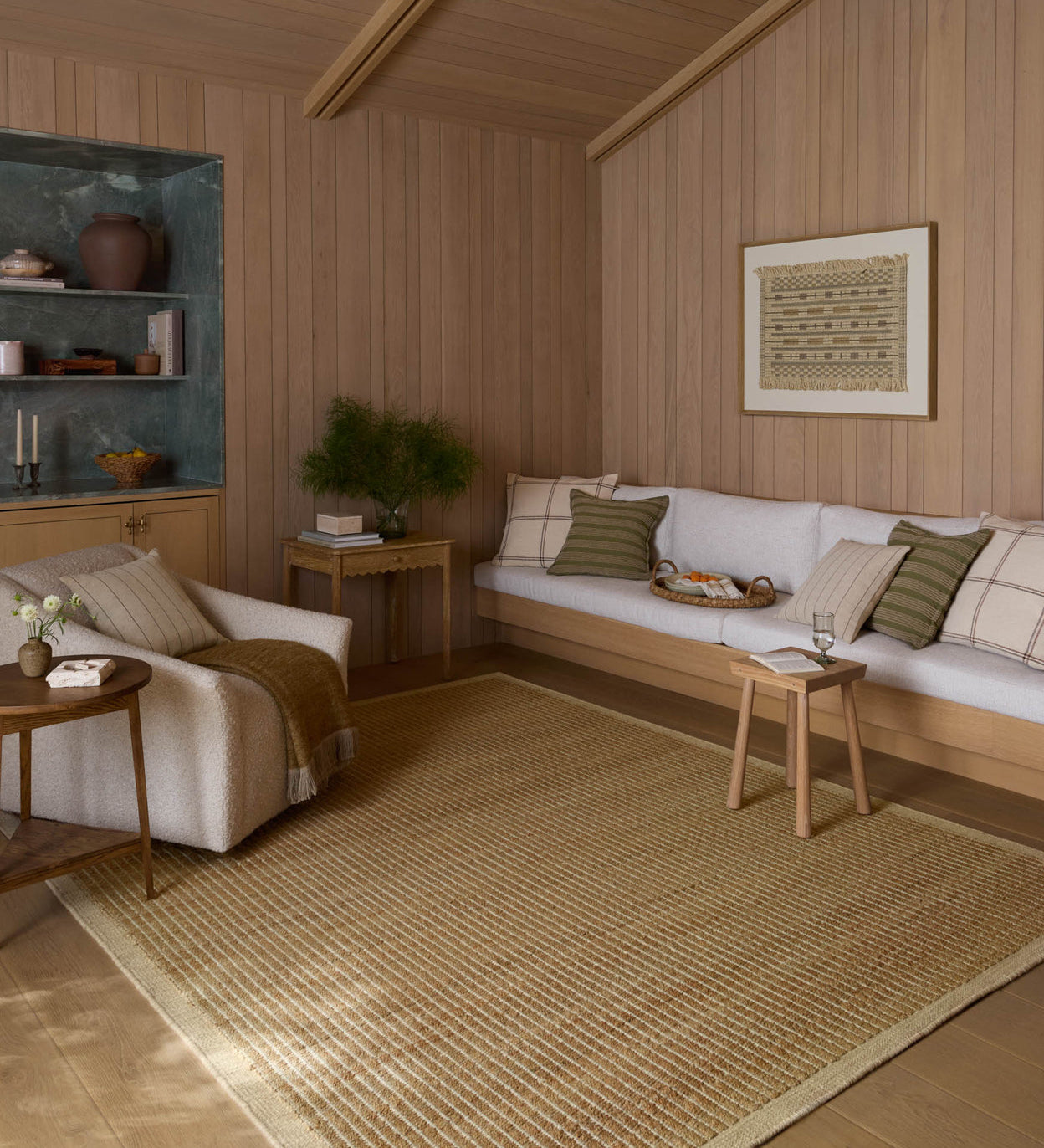 Amber Lewis x Loloi Lilah Natural / Antique Ivory Rug RUGS - wool Loloi