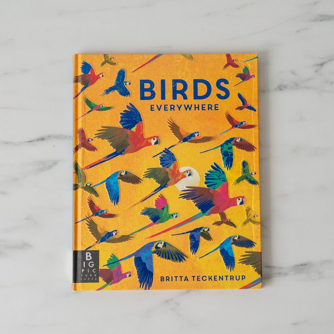 "Birds Everywhere" by Camilla de la Bedoyere - Rug & Weave