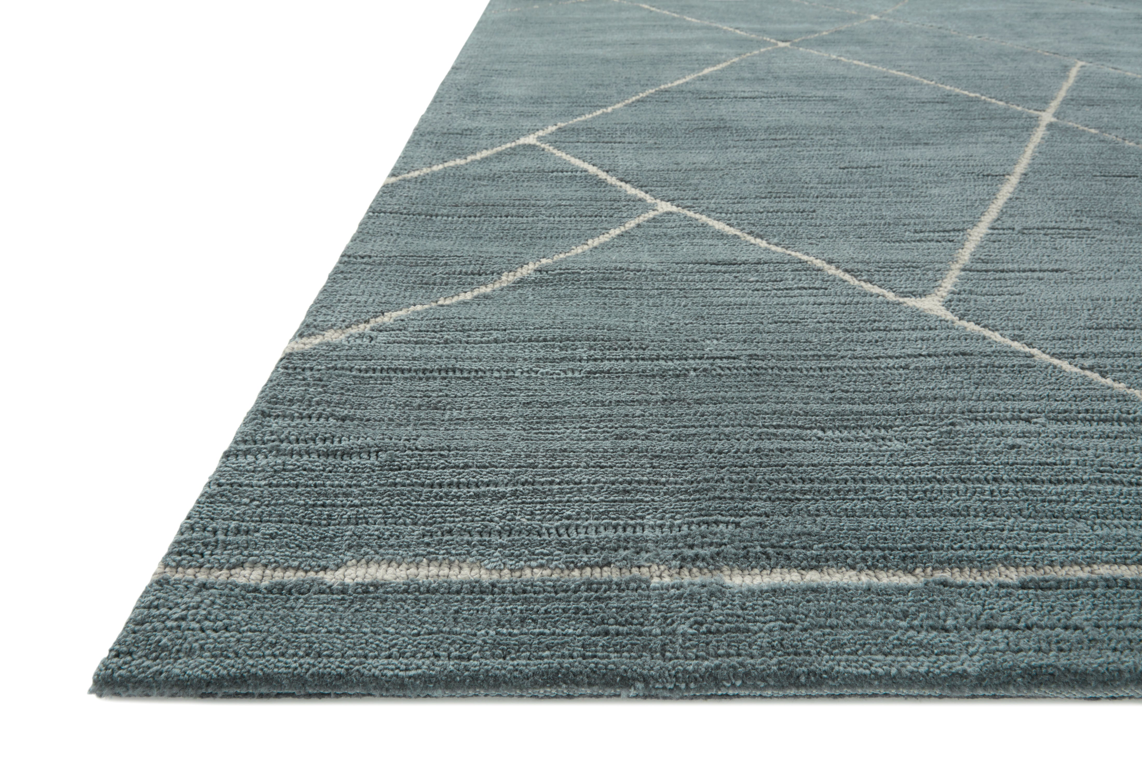 Magnolia Home By Joanna Gaines x Loloi Logan Slate / White Rug RUGS - synthetic Loloi