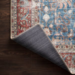 Loloi Loren Blue / Brick Rug RUGS - synthetic Loloi