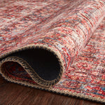 Loloi Loren Eggplant / Crimson Rug RUGS - synthetic Loloi
