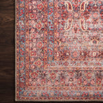 Loloi Loren Eggplant / Crimson Rug RUGS - synthetic Loloi