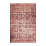 Loloi Loren Eggplant / Crimson Rug RUGS - synthetic Loloi 18" x 18"