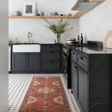 Loloi Loren Red / Navy Rug RUGS - synthetic Loloi