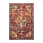 Loloi Loren Red / Navy Rug RUGS - synthetic Loloi 18" x 18"