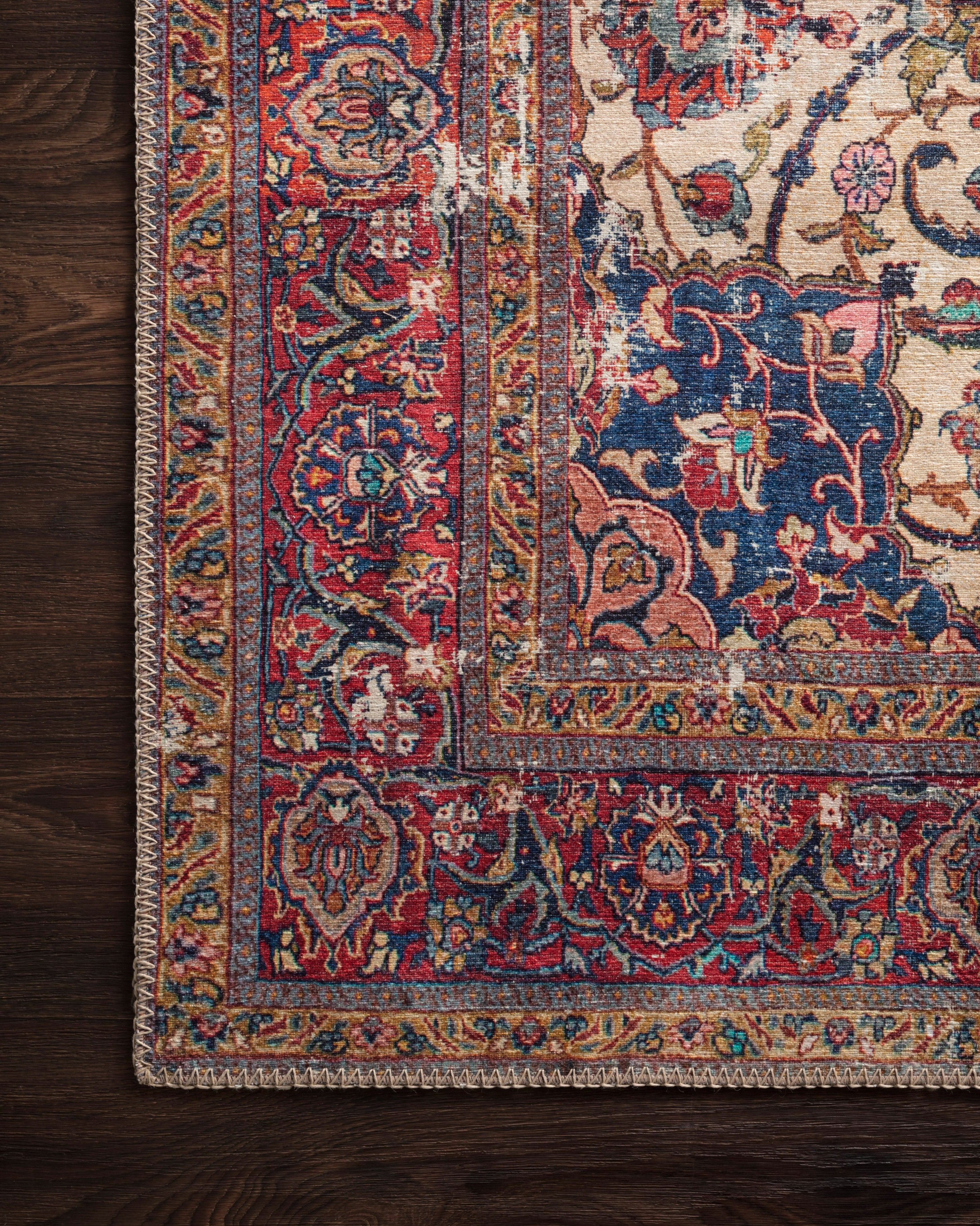 Loloi Loren Sand / Multi Rug RUGS - synthetic Loloi
