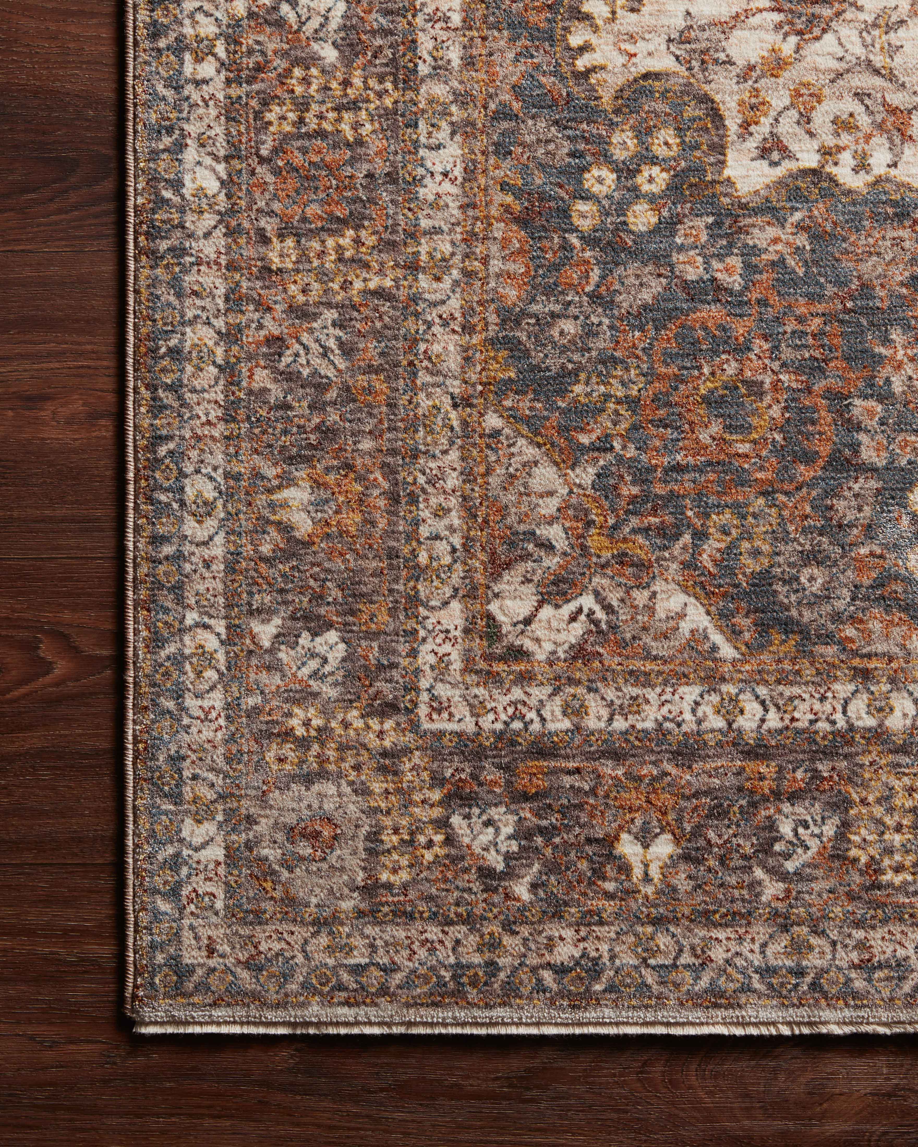 Loloi Lourdes Natural / Ocean Rug RUGS - synthetic Loloi