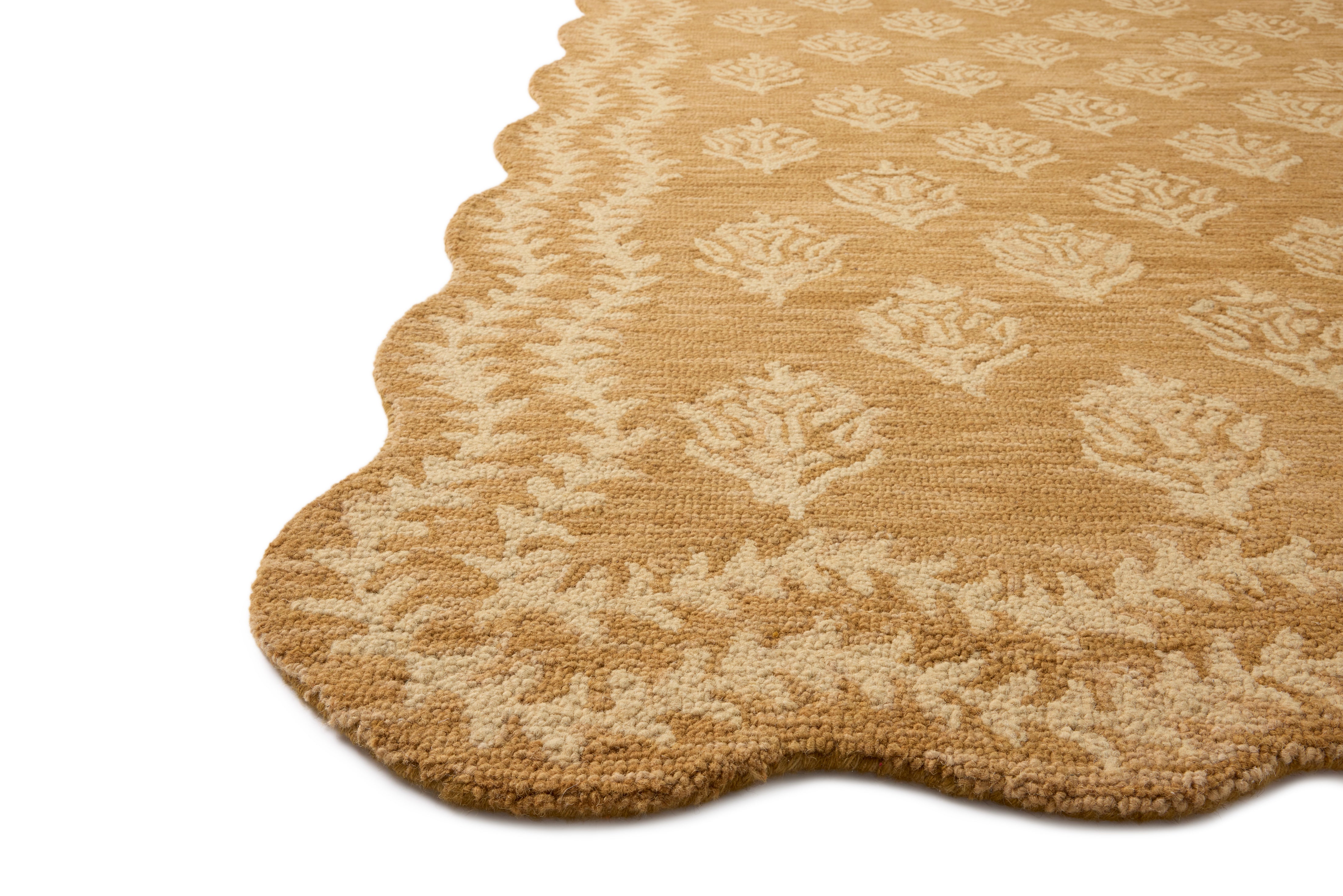 Rifle Paper Co. x Loloi Lisette Wheat / Ivory Rug RUGS - wool Loloi
