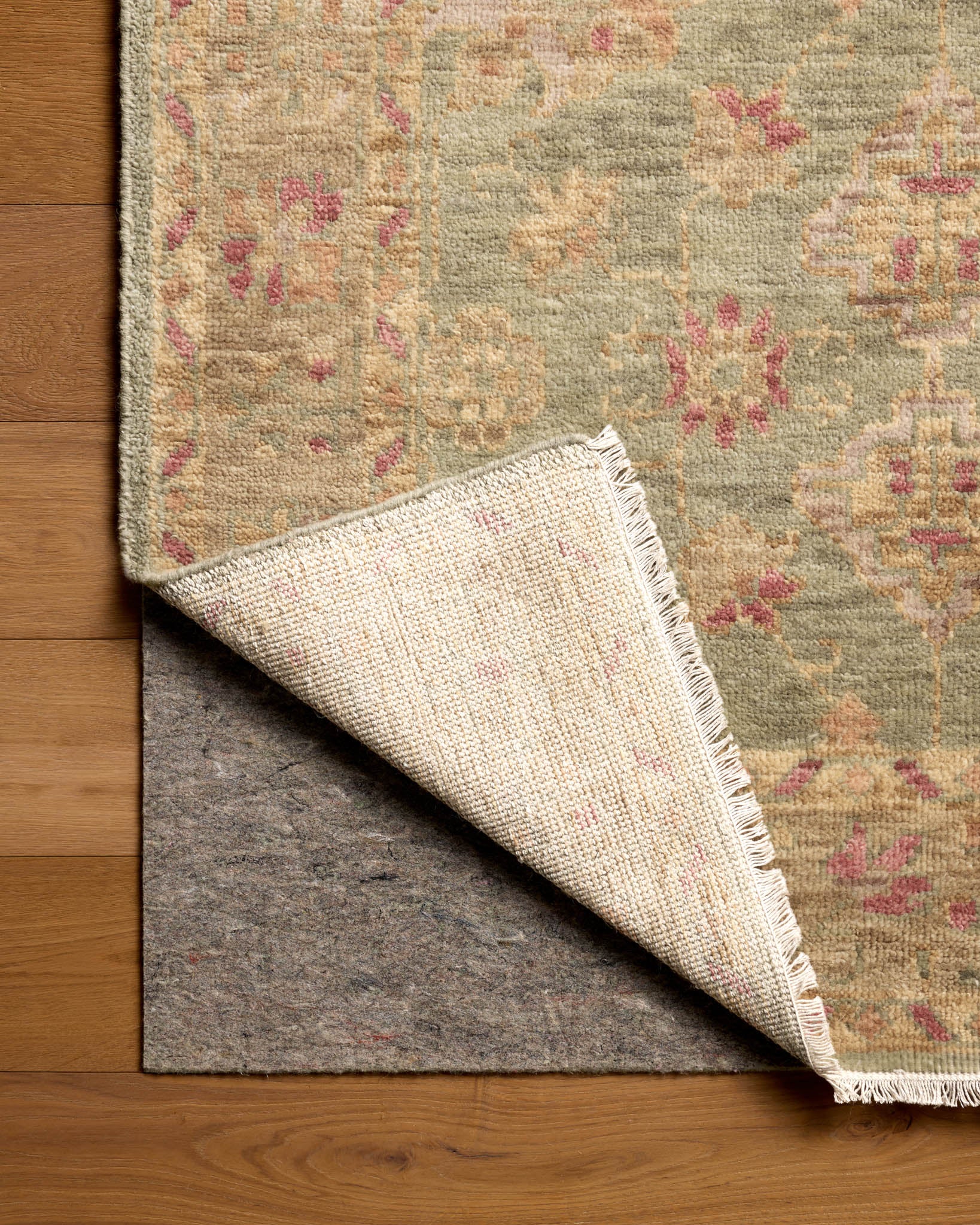 Magnolia Home x Loloi Lucille Green / Sunset Rug - Rug & Weave