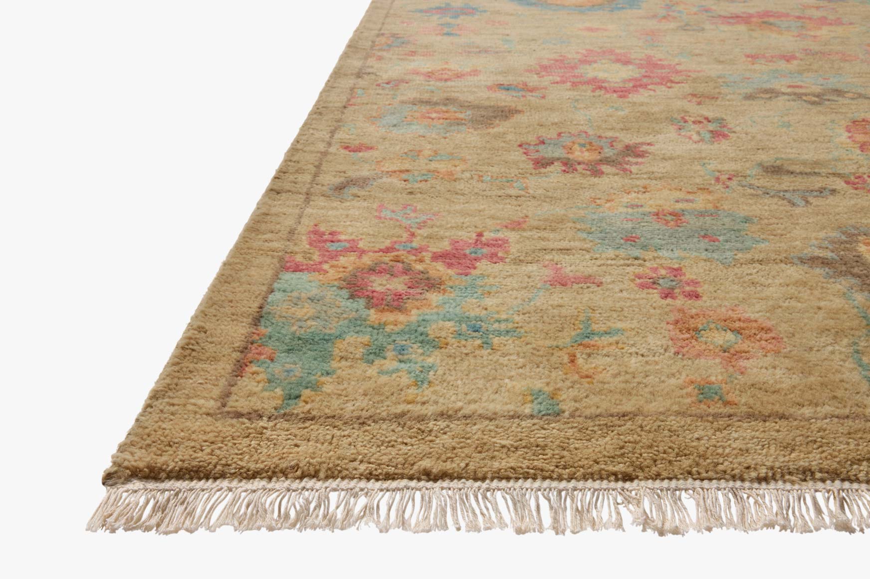 Magnolia Home x Loloi Lucille Khaki / Multi Rug - Rug & Weave