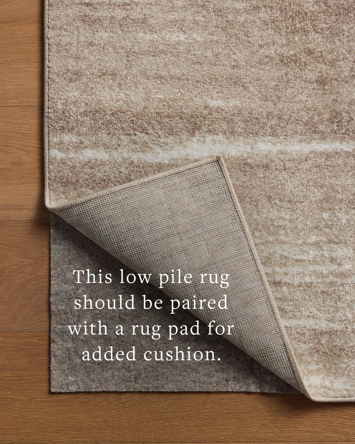 Loloi Lune Mushroom / White Rug - Rug & Weave