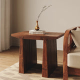 Keyline Reclaimed Wood Side Table FURNITURE - side table Union Home