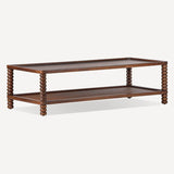 Tangle Cane Solid Wood Coffee Table FURNITURE - coffee table Union Home
