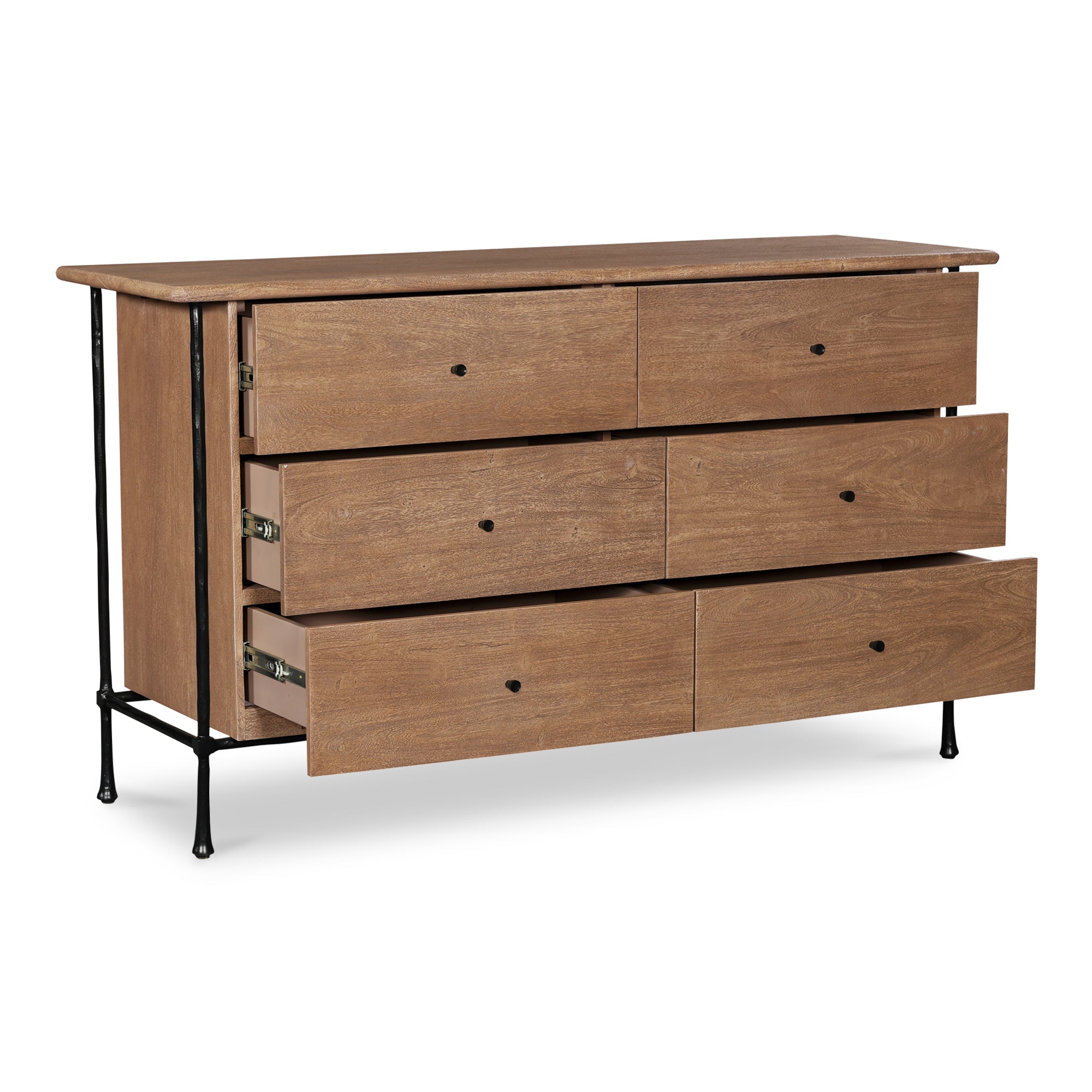 Ryne 6 Drawer Dresser FURNITURE - dressers & chests Moe's Furniture