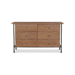 Ryne 6 Drawer Dresser Furniture - Dressers Moe's Furniture