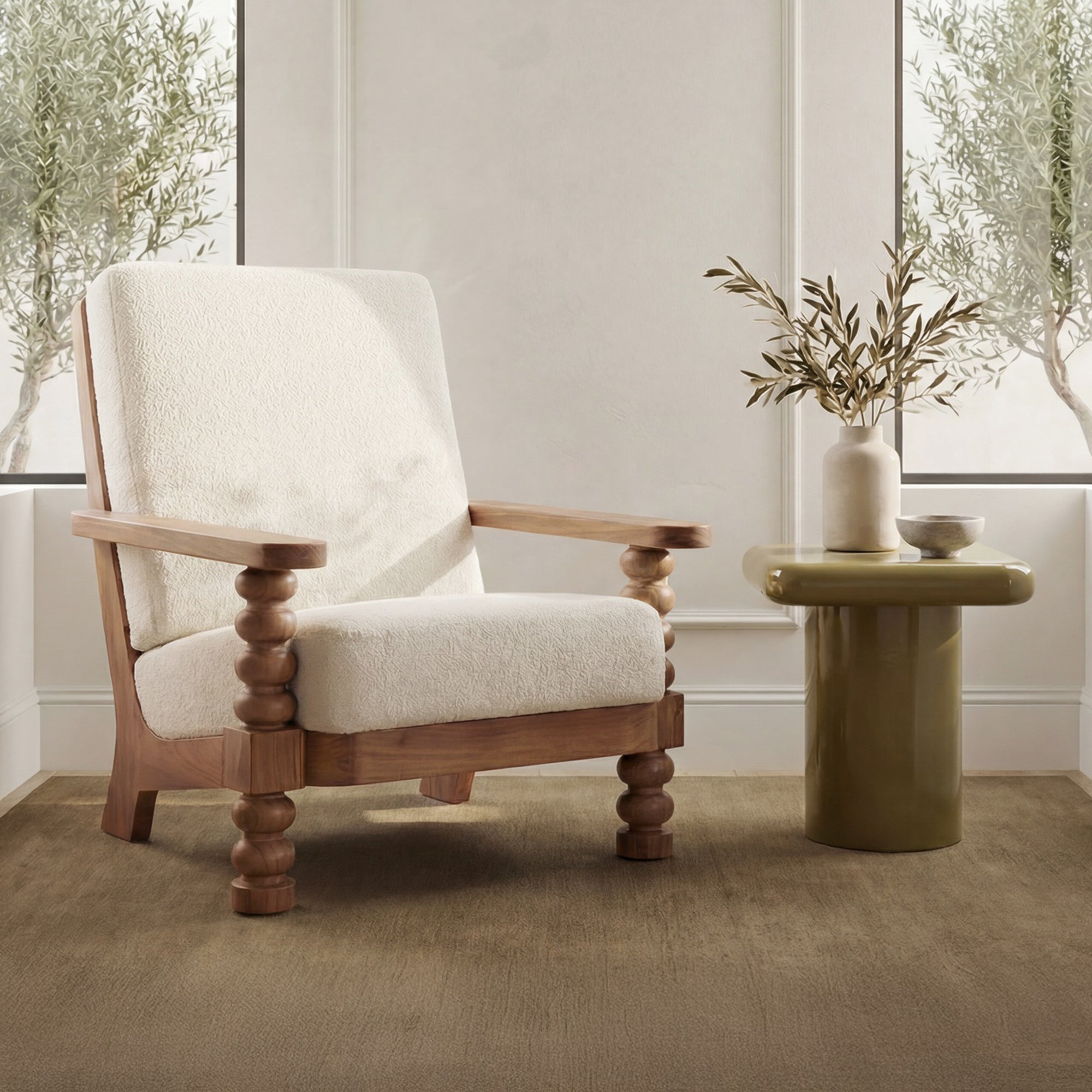 Ines Accent Chair FURNITURE - accent chair Moe's Furniture