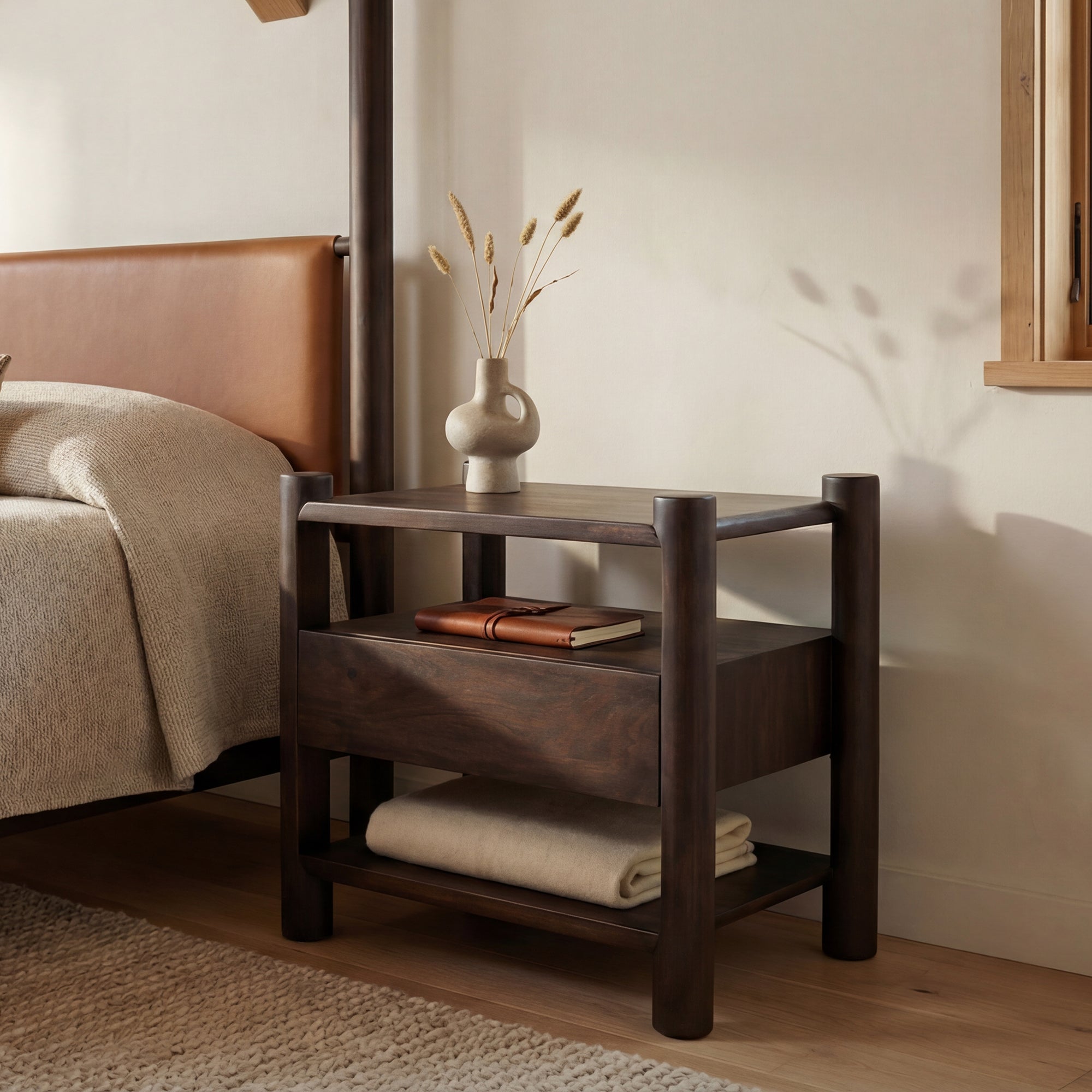 Devan Nightstand FURNITURE - nightstand Moe's Furniture
