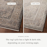 Loloi Lyra Denim / Pebble Rug 0-RUGS-patterned Loloi