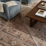 Loloi Lyra Natural / Mocha Rug 0-RUGS-patterned Loloi