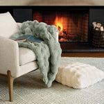 Layers Desert Sage Hooked Wool Rug- Rug & Weave