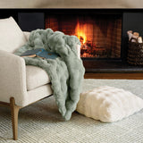 Layers Desert Sage Hooked Wool Rug- Rug & Weave