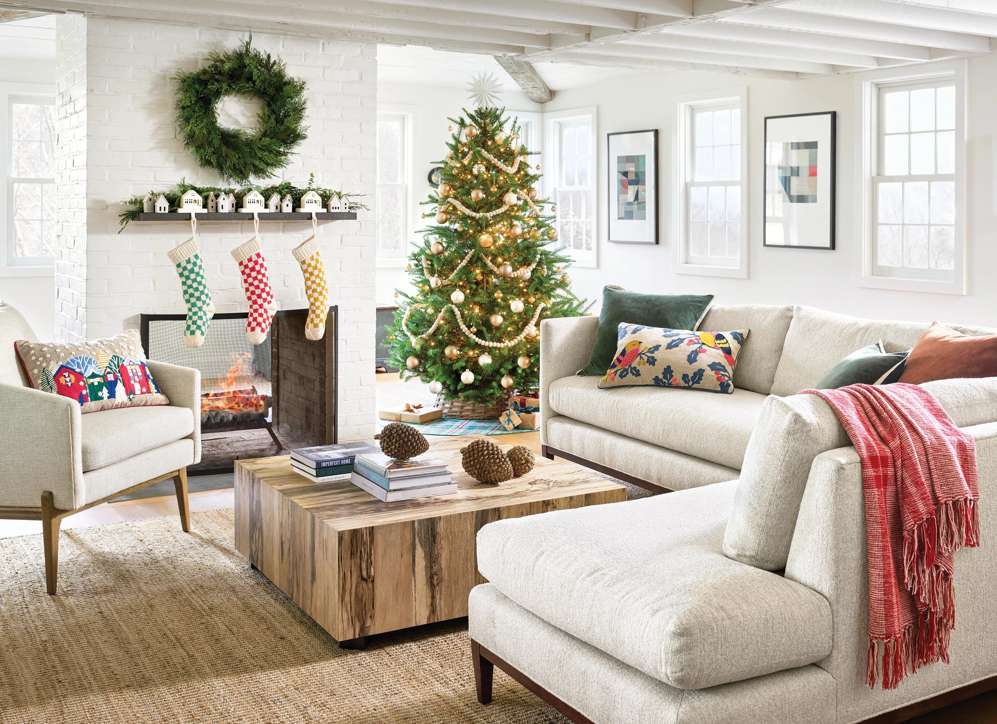 Gridwork Handwoven Jute Rug RUGS - jute Dash & Albert