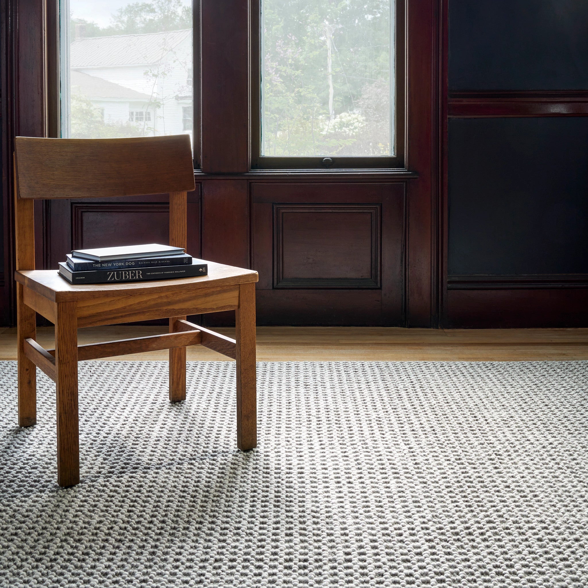 Hooper Grey Handwoven Wool Rug-Rug & Weave