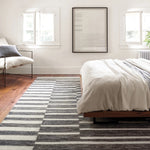 Heights Charcoal Handwoven Wool Rug-Rug & Weave