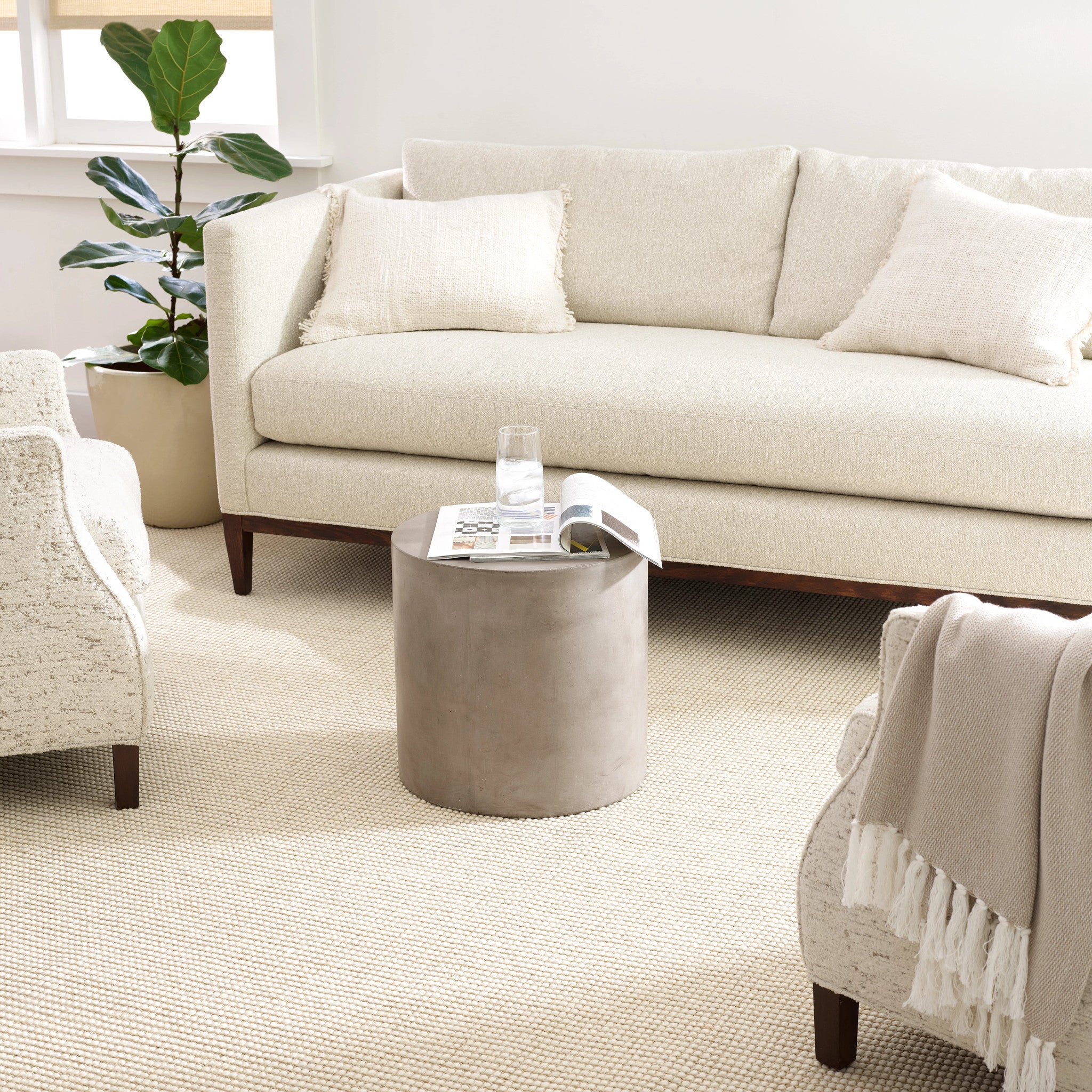 Pixel Woven Sisal/Wool Rug RUGS - wool Dash & Albert