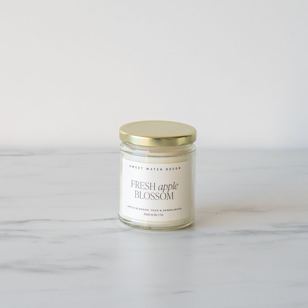 Fresh Apple Blossom Soy Candle - Rug & Weave