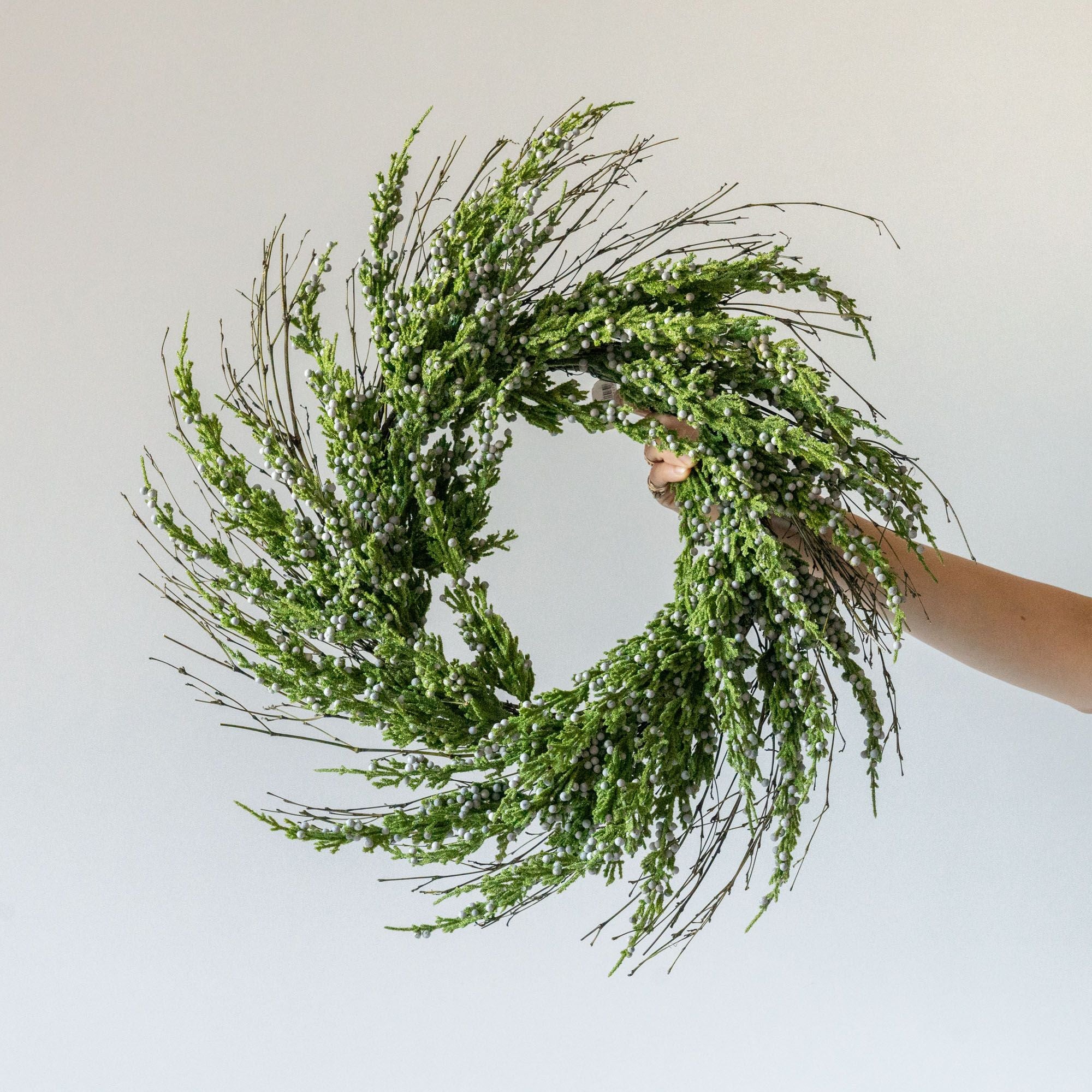 Faux Juniper & Cypress Wreath - Rug & Weave