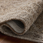 Loloi Mabel Bark / Graphite Rug RUGS - wool Loloi 18" x 18" sample