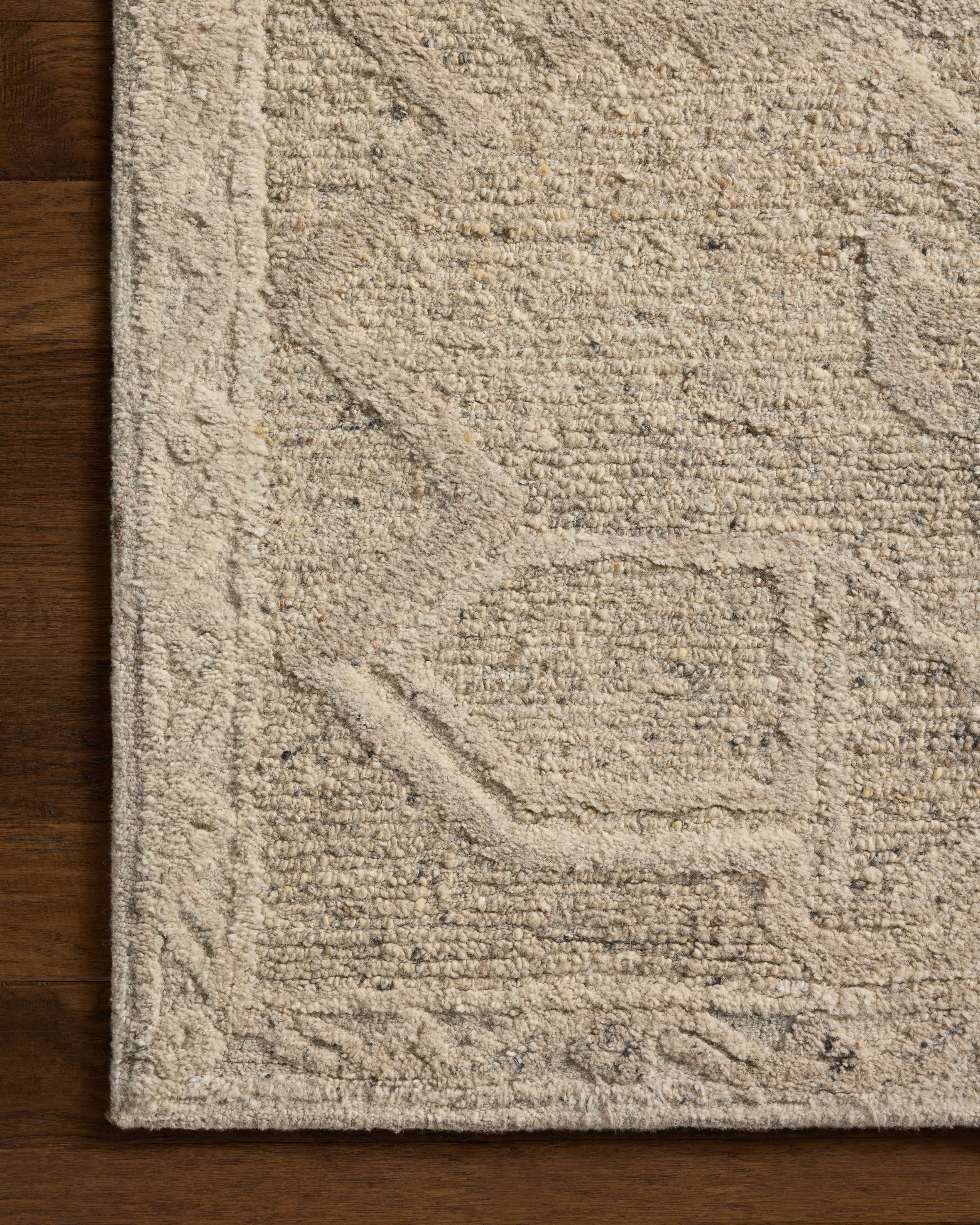 Loloi Mabel Pebble / Mist Rug RUGS - wool Loloi 18" x 18" sample
